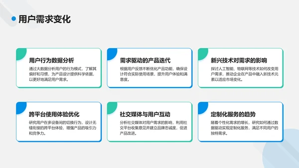 蓝色商务风IT互联网行业工作计划PPT模板