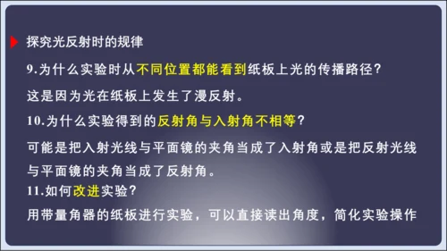 【人教2024版八上物理精彩课堂（课件）】4.6  第四章 光现象 章末复习