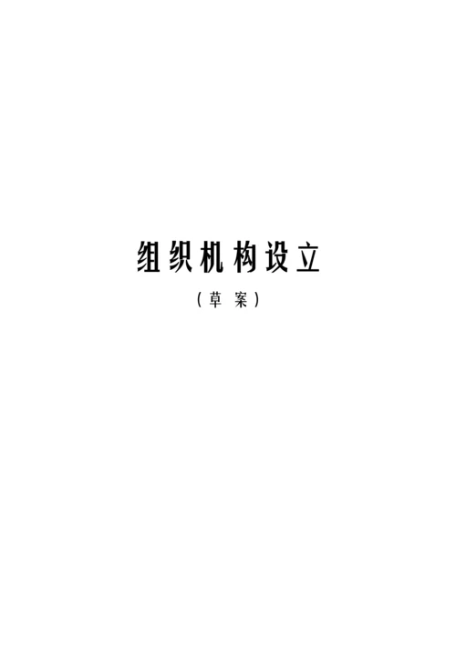 现代企业组织机构设置专题方案.docx