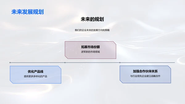 企业发展年度报告PPT模板