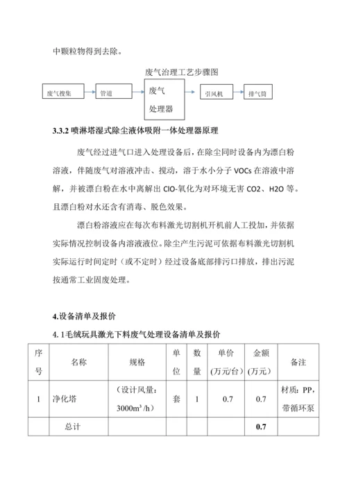 激光下料废气处理专业方案.docx