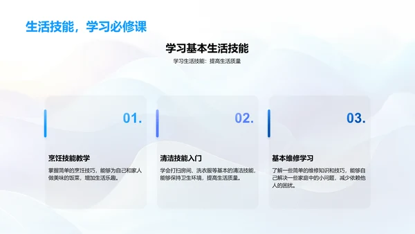 劳动技能教育报告PPT模板