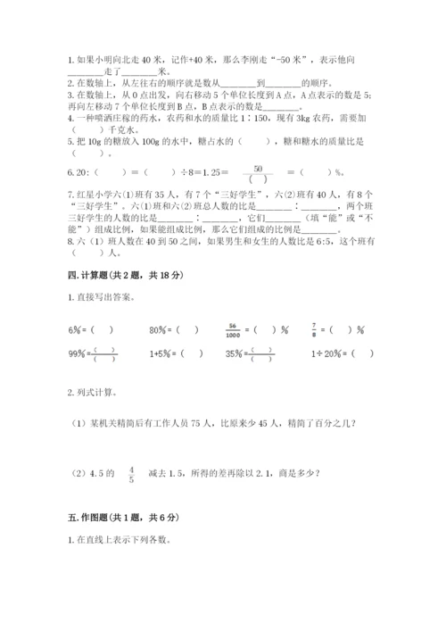 冀教版小学六年级下册数学期末综合素养测试卷精品【黄金题型】.docx