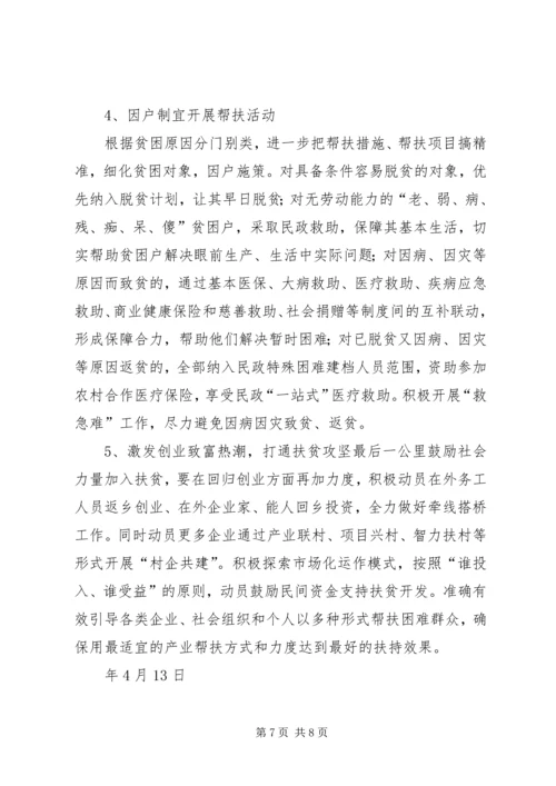 县级精准扶贫工作调研报告 (2).docx