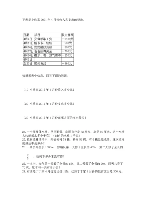 六年级小升初数学应用题50道含完整答案（全国通用）.docx