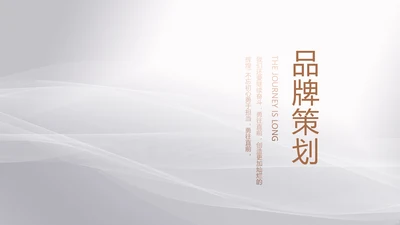 公司品牌策划方案工作总结动态PPT