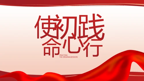 红色党建党支部述职报告计划PPT党课