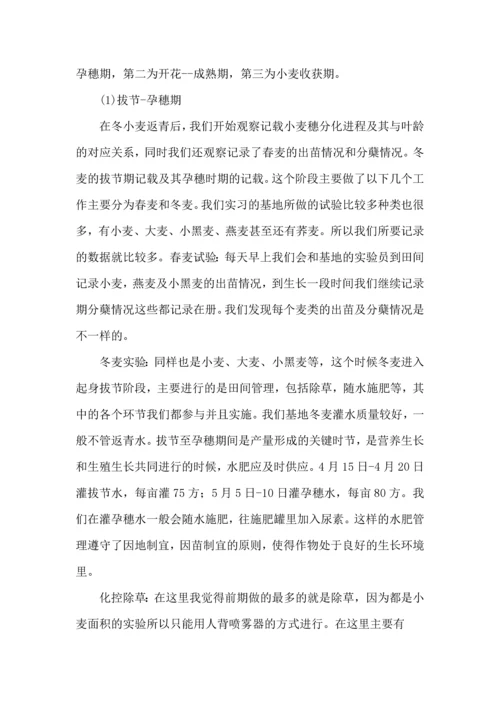 农学实习心得体会范文.docx