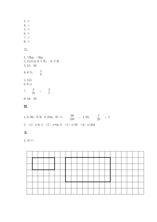 郑州小升初数学真题试卷【研优卷】.docx