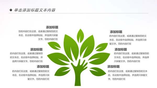 绿色清新共青团创建青年文明号PPT模板