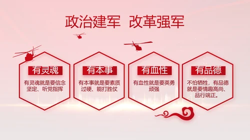 红色年终党支部述职报告学习教育PPT