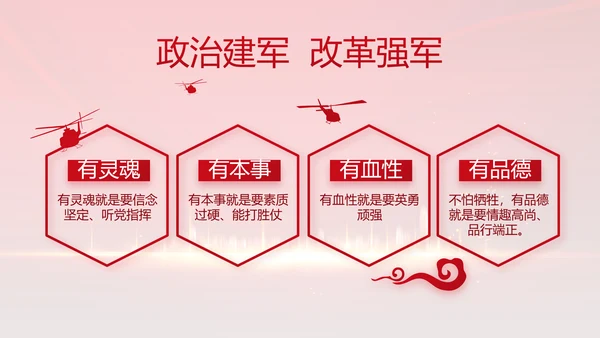 红色年终党支部述职报告学习教育PPT