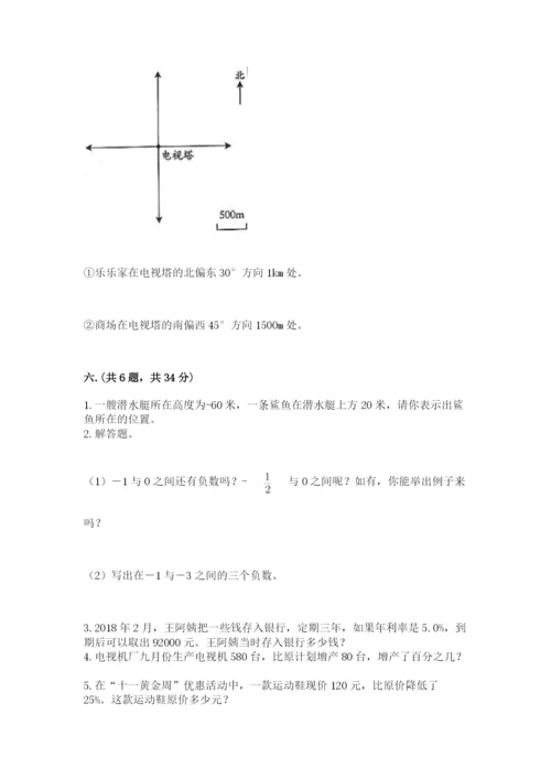 最新苏教版小升初数学模拟试卷附答案（达标题）.docx