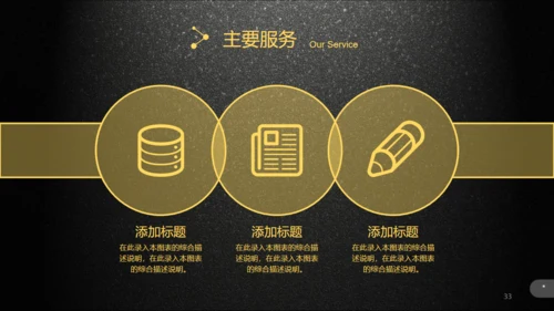 黑色质感企业产品介绍宣传通用PPT模板