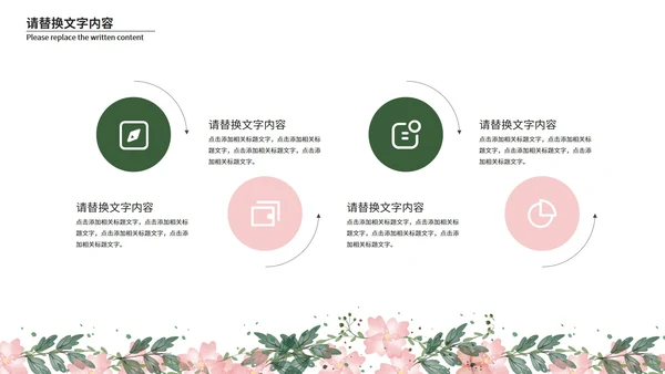 小清新总结汇报PPT模板