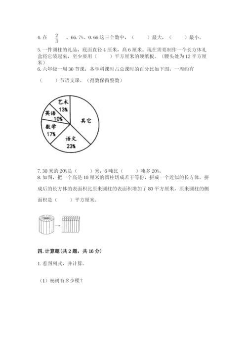 苏教版六年级下册数学期中测试卷（精选题）.docx