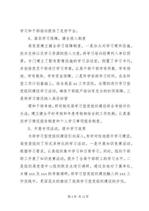 学习型党组织自查报告.docx