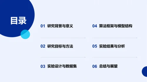 蓝色科技智能IT互联网毕业答辩PPT模板