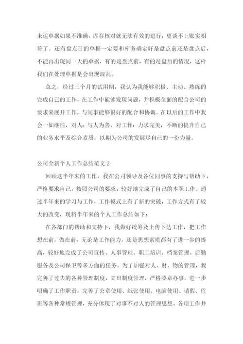 公司全新个人工作总结范文.docx