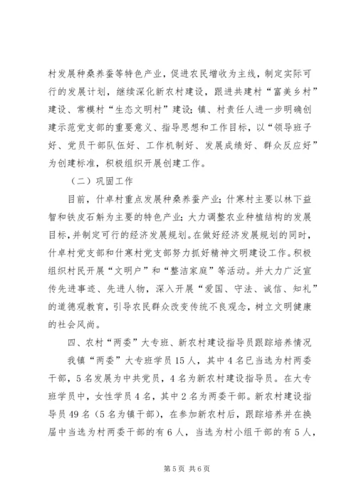 乡镇第二季组织例会汇报材料.docx