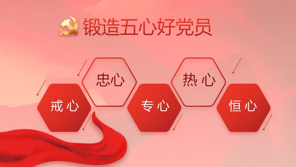 红色大气基层党建廉政述职报告PPT