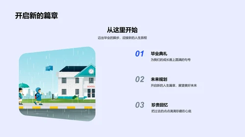 毕业季回顾PPT模板