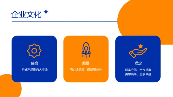 克莱因蓝简约风企业入职培训PPT模板