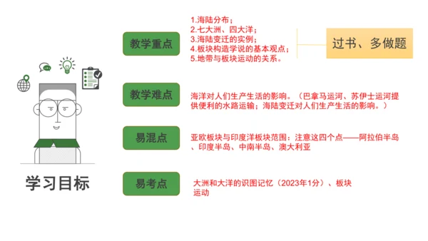 七上：陆地和海洋（一轮复习课件29张）（人教版）