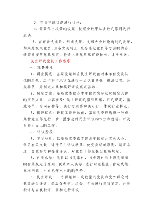 民主生活会程序.docx