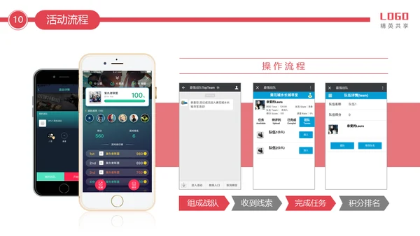 公司团建活动项目介绍通用PPT模板