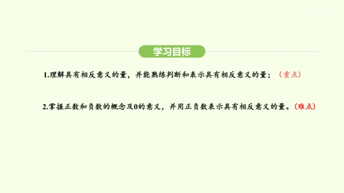 人教版（2024）数学七年级上册1.1.1正数和负数 课件(共20张PPT)