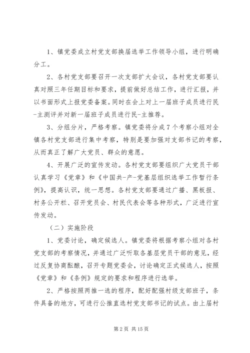 村党支部换届意见书模板.docx