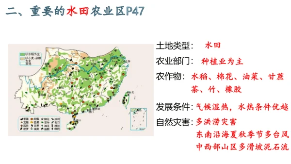 八下：南方地区、长江三角洲（一轮复习课件27张）（人教版）