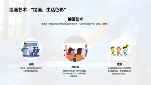 艺术的起源与发展PPT模板