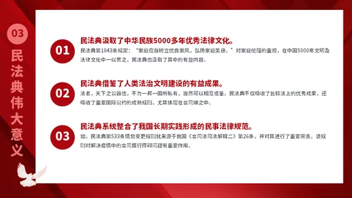 民法典普法宣传教育P通用PPT模板