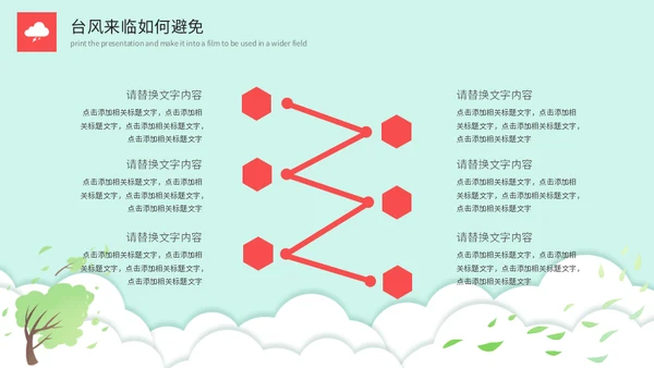 龙卷风防台风安全教育培训通用PPT模板