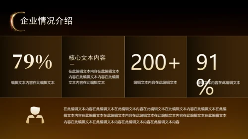 黑金风房地产融资计划书通用PPT模板