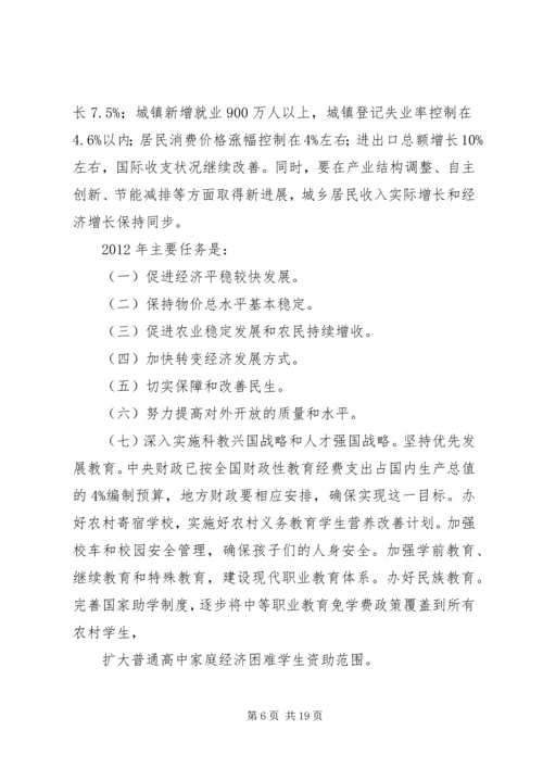 学习两会精神讨论两会热点问题.docx