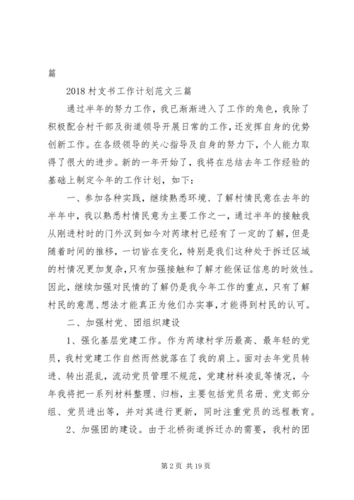 村支书工作计划 (2).docx