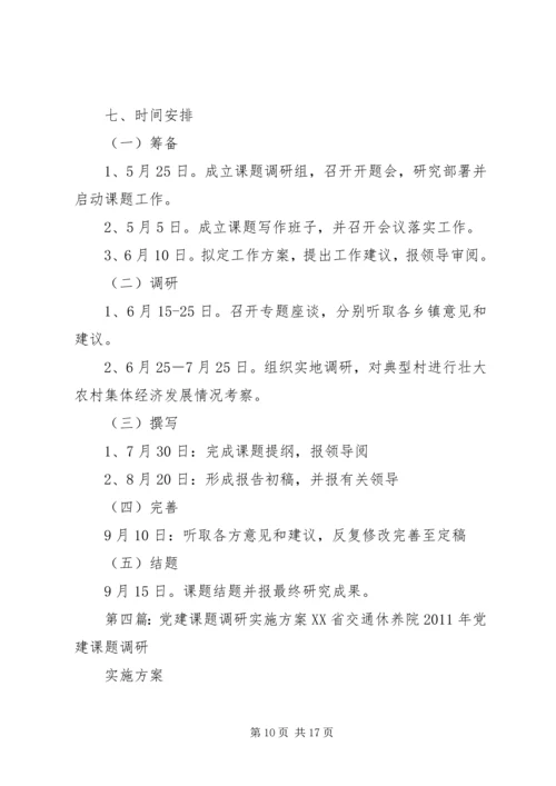 课题调研方案(精).docx