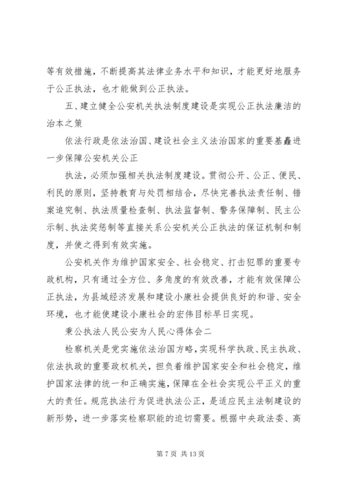 最新精编之公安执法规范化建设心得体会.docx