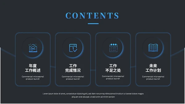 科技风拟态风年终总结工作总结工作汇报ppt模板科技感