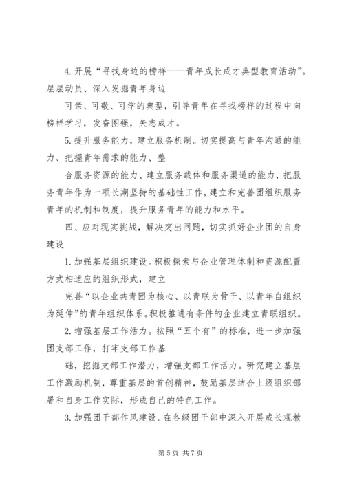 年工作计划(公司团委) (2).docx