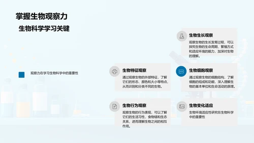 生物科学概论报告PPT模板