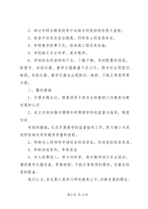 省屯里初中均衡发展工作情况整改报告.docx