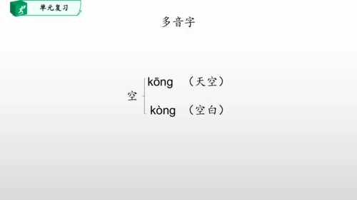 部编一年级语文下册第六单元知识清单