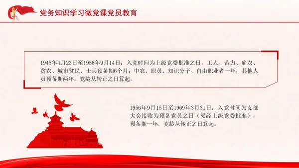 党务知识学习微党课党员教育PPT课件