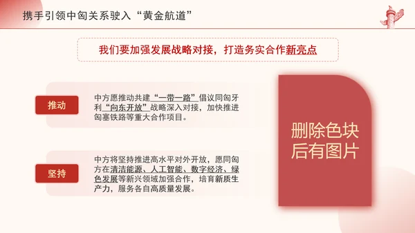 携手引领中匈关系驶入黄金航道政治学习日党课PPT