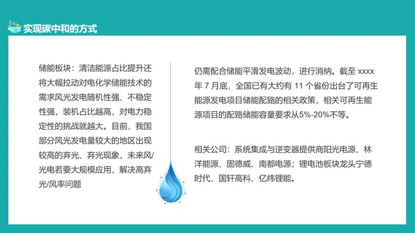 碳中和概念全球变暖环保PPT模板