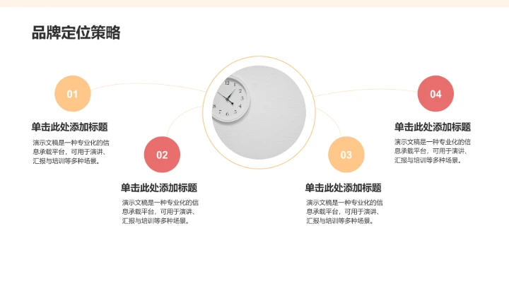 橙色插画风教育培训PPT